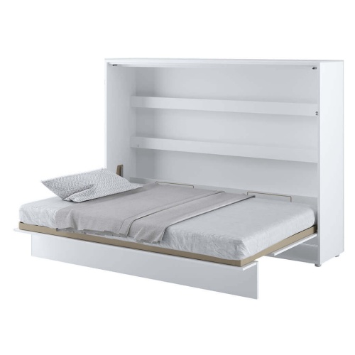 Półkotapczan Bed Concept biały połysk, poziomy