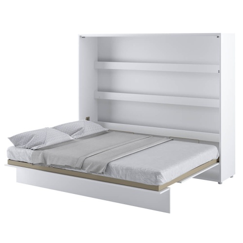 Półkotapczan Bed Concept biały połysk, poziomy