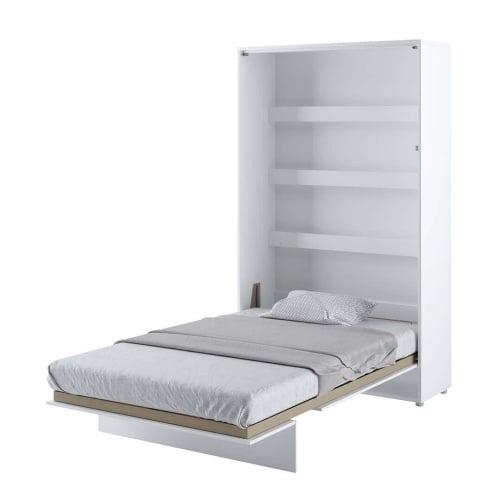 Półkotapczan Bed Concept biały połysk, pionowy