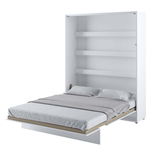 Półkotapczan Bed Concept biały połysk, pionowy