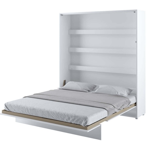 Półkotapczan Bed Concept biały połysk, pionowy