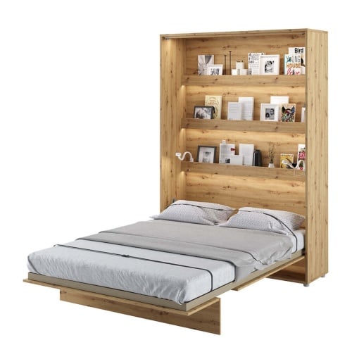 Półkotapczan Bed Concept dąb artisan, pionowy