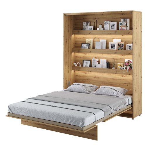 Półkotapczan Bed Concept dąb artisan, pionowy