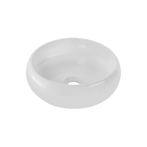Umywalka nablatowa Wiki, 36 cm, biały połysk