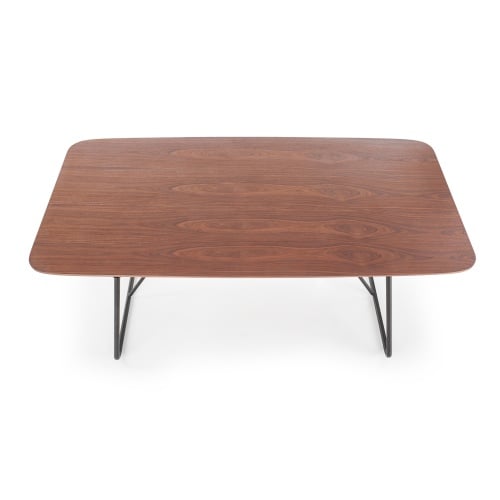 Stół do jadalni Houston 180x90 cm orzech/czarny
