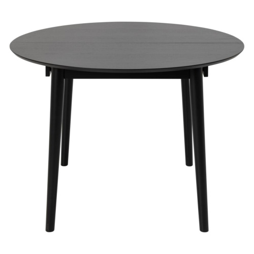 Okrągły stół rozkładany Montreux czarny mat