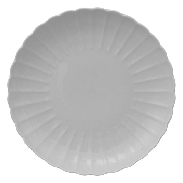 Talerz obiadowy Romy 26,6 cm, porcelanowy, biały