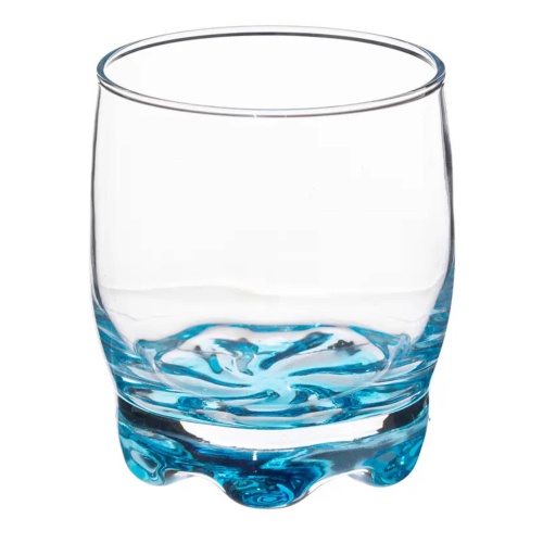 Zestaw 6 niskich szklanek Tamin, transparentne/wielokolorowe