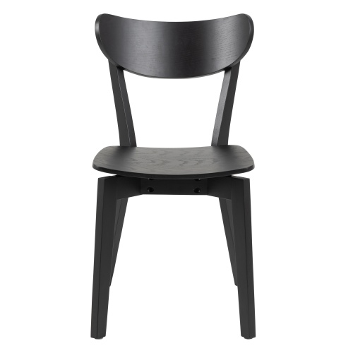 Krzesło do jadalni Roxby czarne nowoczesne kuchenne