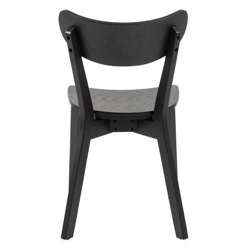 Krzesło do jadalni Roxby czarne nowoczesne kuchenne