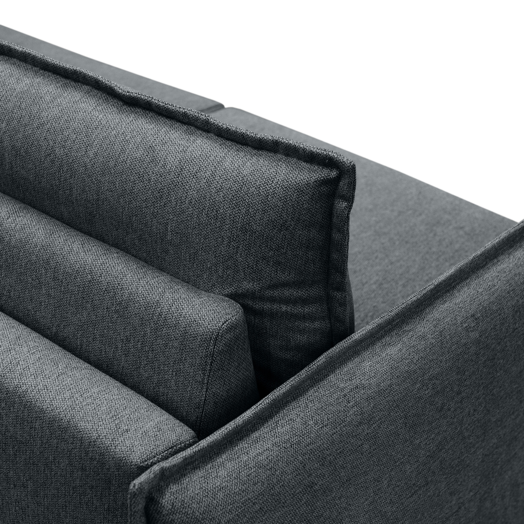 Sofa rozkładana Smart, ciemnoszara