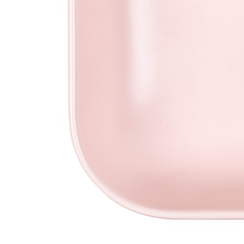 Umywalka ceramiczna nablatowa Rosado 50 cm, różowa