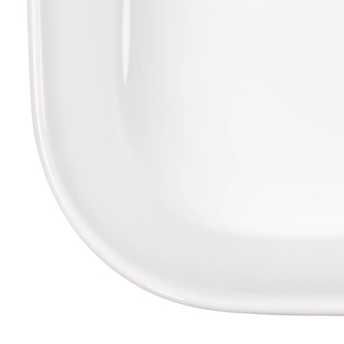 Umywalka ceramiczna nablatowa Carre 60 cm, biała