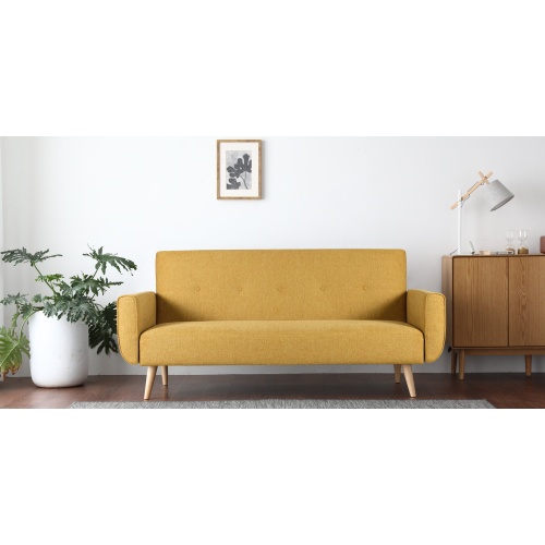 Sofa rozkładana Cori żółta