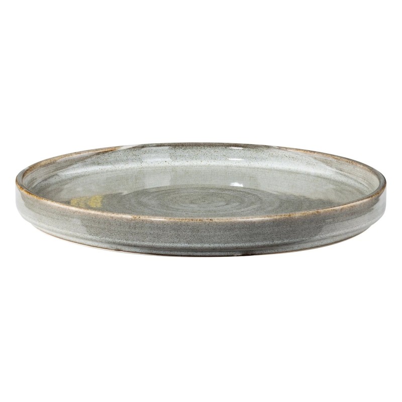 Talerz porcelanowy,  płaski Wikle, 21 cm, szary