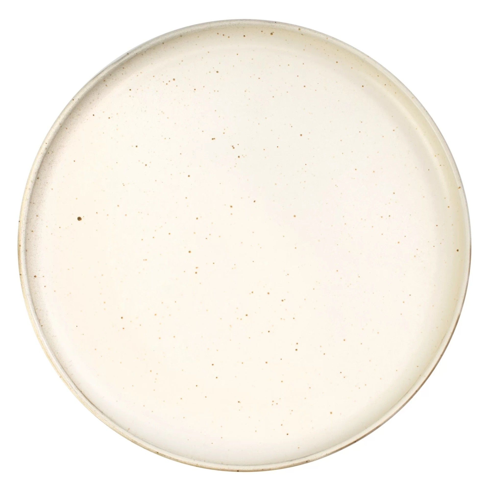 Talerz porcelanowy, płaski It, 20 cm, ivory, biały