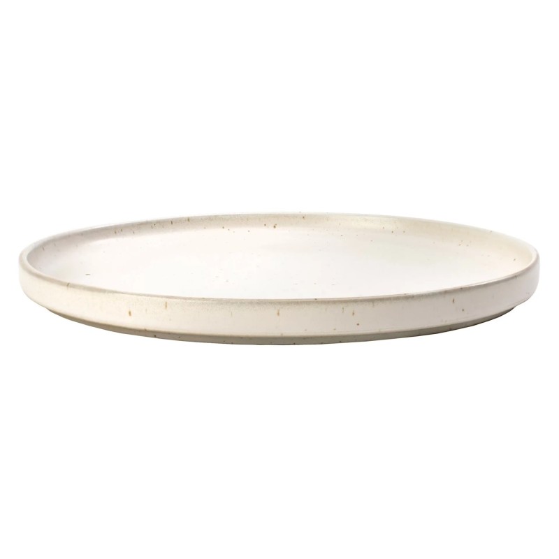 Talerz porcelanowy, płaski It, 20 cm, ivory, biały