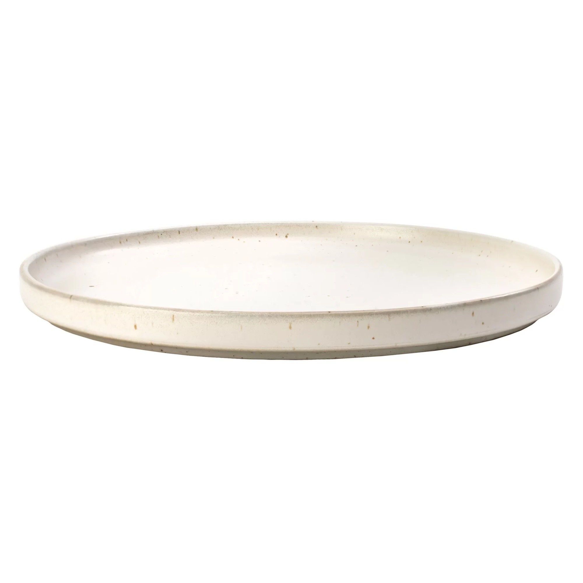 Talerz porcelanowy, płaski It, 20 cm, ivory, biały