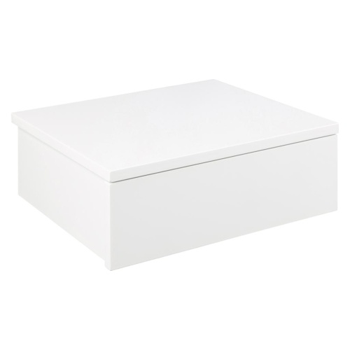 Wisząca szafka nocna z szufladą Avignon, biała