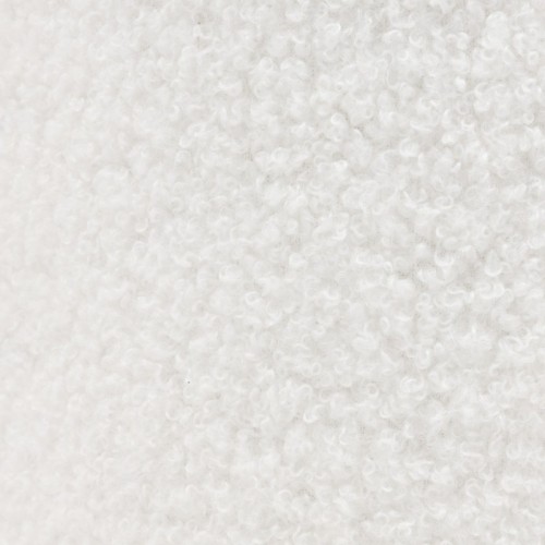 Sofa 2-osobowa Firenze biała, boucle, obłe kształty