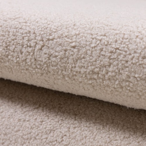 Sofa z funkcją spania i pojemnikiem Mido P jasnobeżowa, boucle
