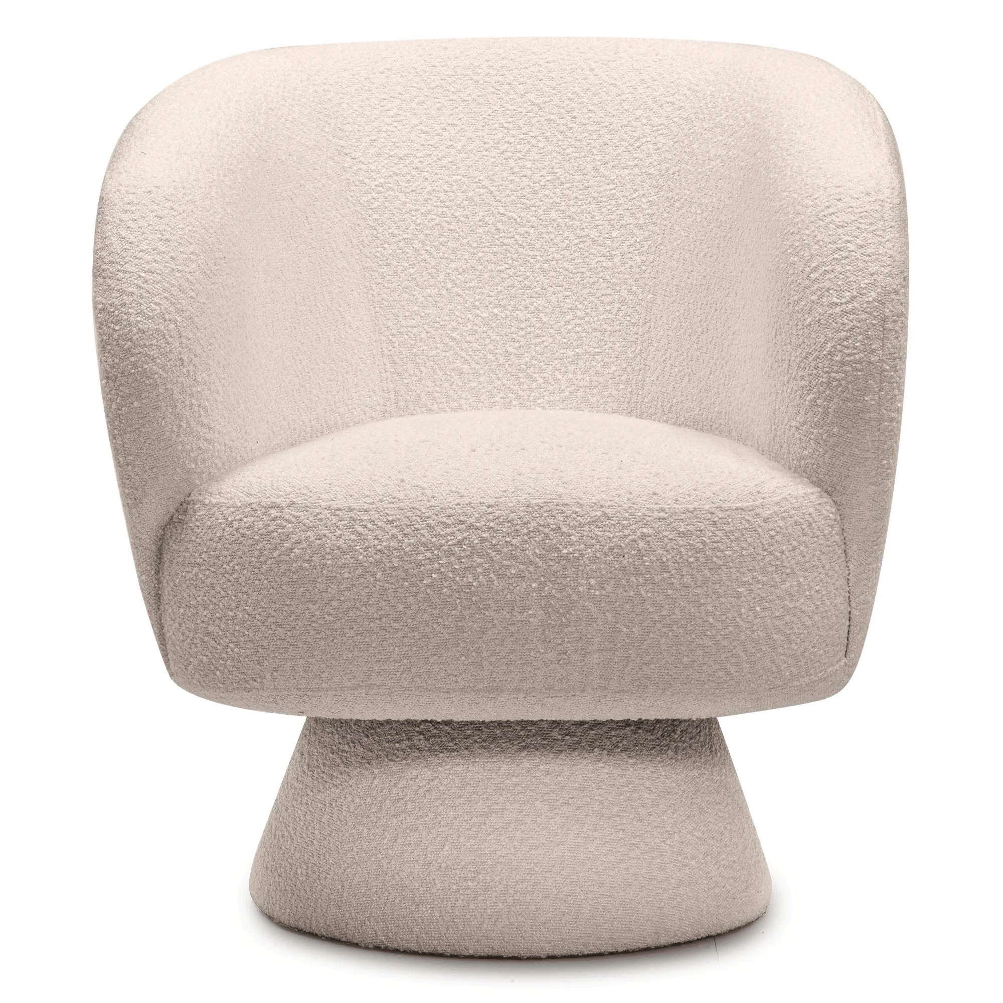 Fotel obrotowy Dream beżowy, boucle