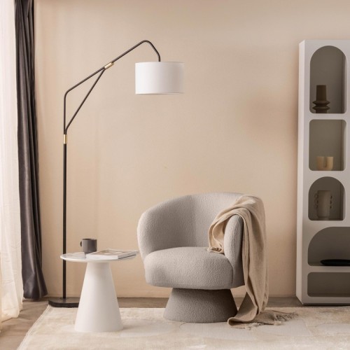 Fotel obrotowy Dream beżowy, boucle