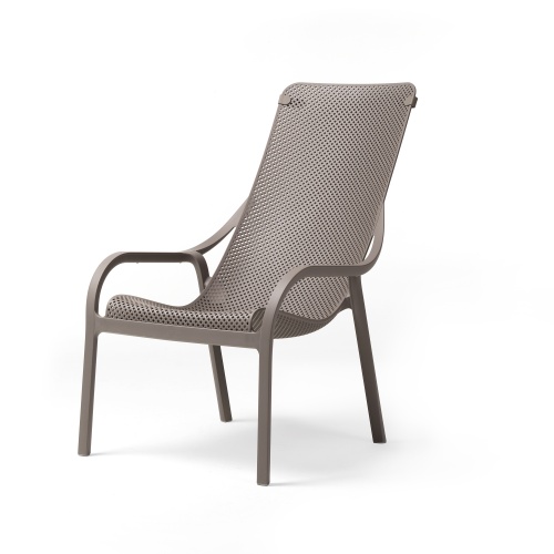 Krzesło ogrodowe Nardi Net Lounge jasnobrązowe, tortora