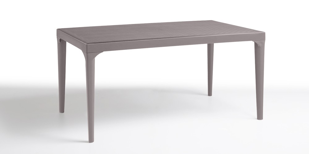 Stół ogrodowy Adrien, 150 cm, szarobeżowy, taupe