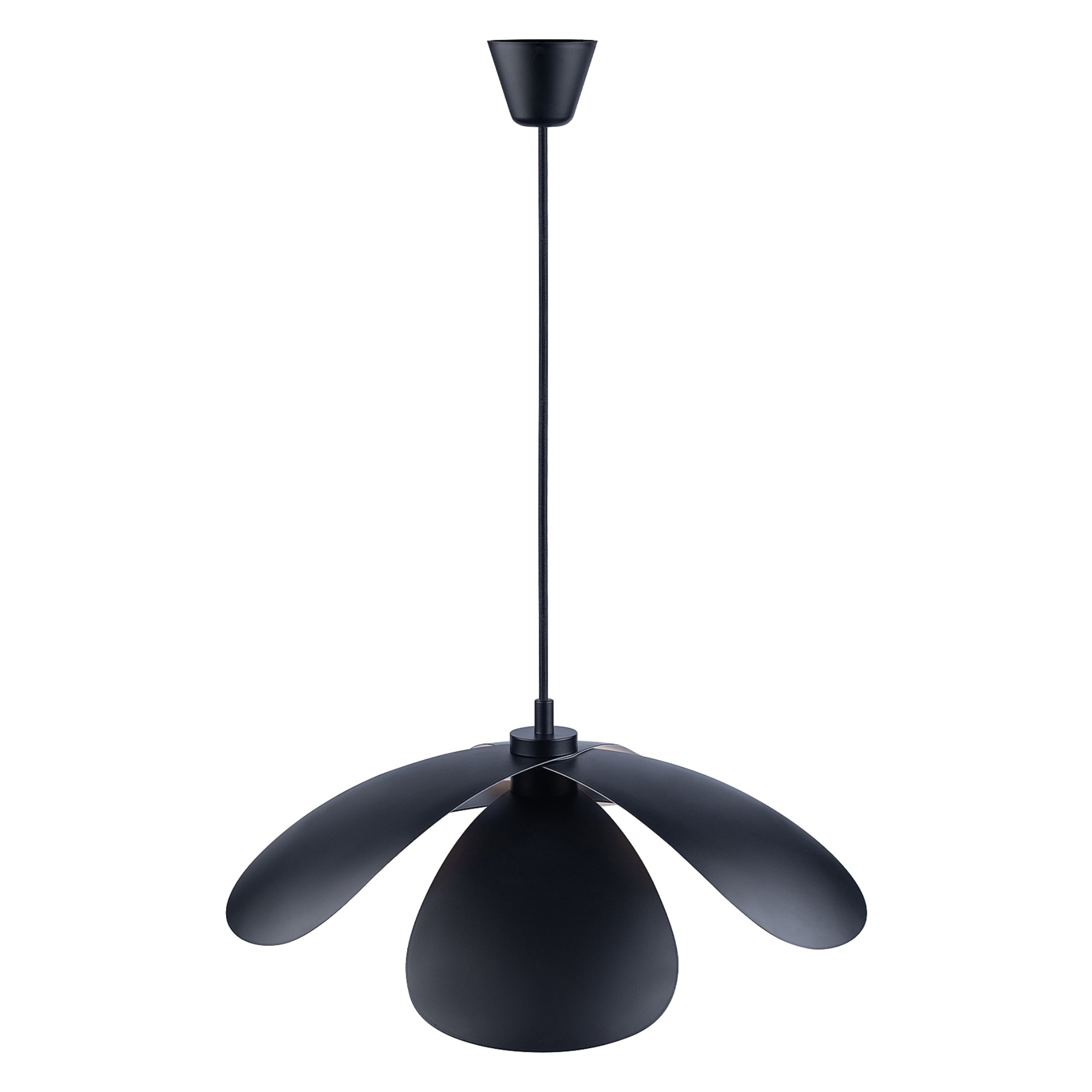 Lampa wisząca Maple metalowa, czarna