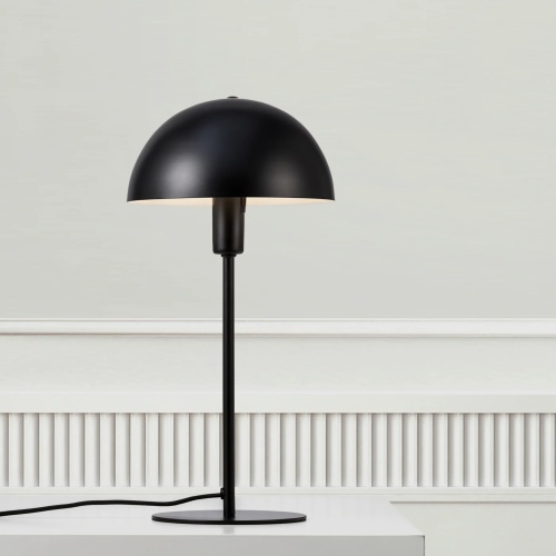Lampa stołowa Ellen metalowa, czarna