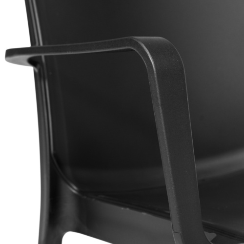 Krzesło ogrodowe Veneto, czarne