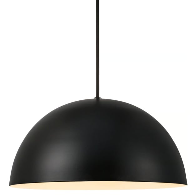 Lampa wisząca Ellen 30 cm, metalowa, czarna