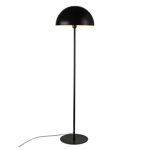 Lampa podłogowa grzybek Ellen metalowa, czarna