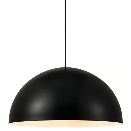 Lampa wisząca Ellen 40 cm, metalowa, czarna