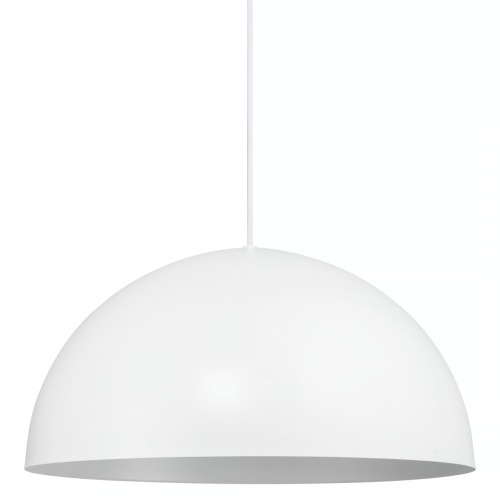 Lampa wisząca Ellen 40 cm, metalowa, biała