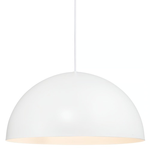 Lampa wisząca Ellen 40 cm, metalowa, biała