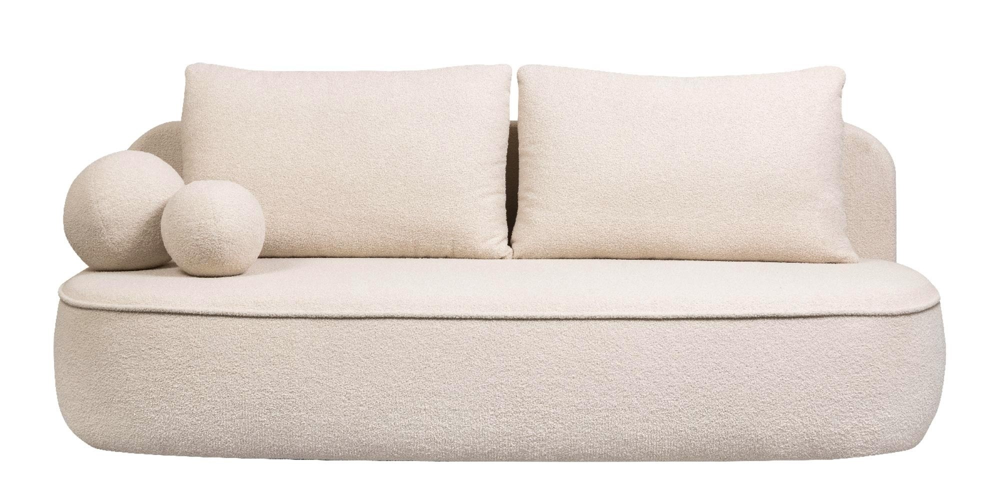 Sofa z funkcją spania i pojemnikiem Bella