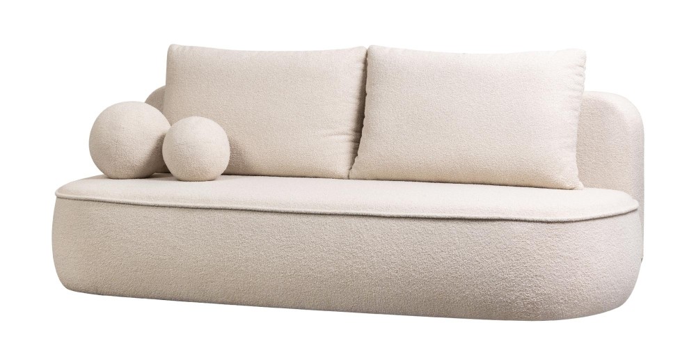 Sofa z funkcją spania i pojemnikiem Bella