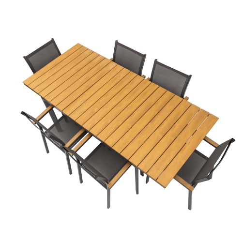 Rozkładany stół ogrodowy Horzone, 140-200 cm, polywood