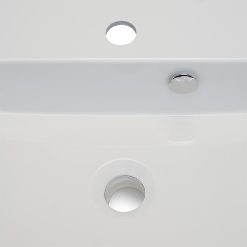 Umywalka konglomeratowa, wpuszczana Harmo 50 cm, biała