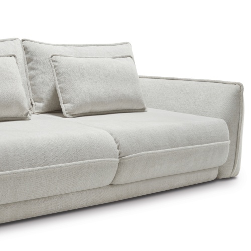 Sofa rozkładana Mojave z pojemnikiem, jasnobeżowa