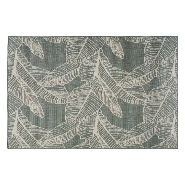 Dywan prostokątny Gent 120x160 cm, botaniczny, wewnętrzny/zewnętrzny, zielony