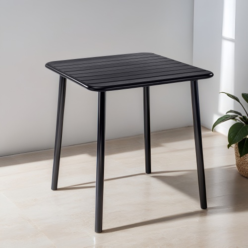 Stół kwadratowy Bosco 70 cm, czarny