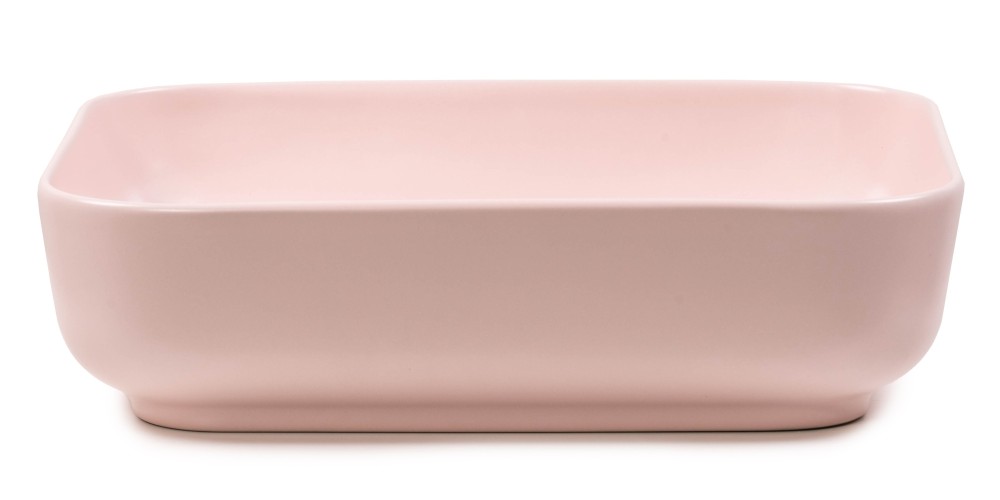 Umywalka nablatowa Rosado 50 cm, różowa