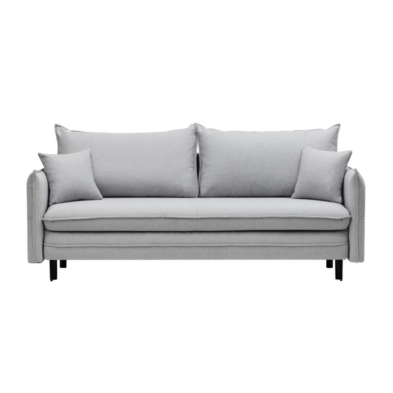 Sofa z funkcją spania i pojemnikiem Notti, szara