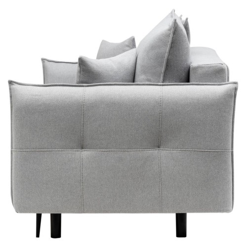Sofa z funkcją spania i pojemnikiem Notti, szara