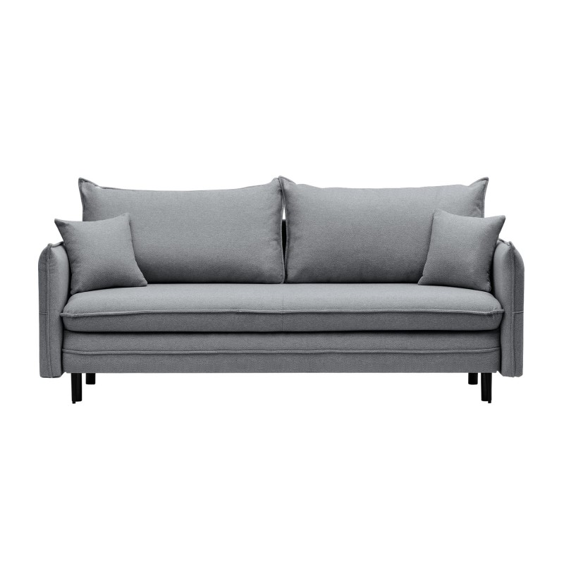 Sofa z funkcją spania i pojemnikiem Notti, ciemnoszara