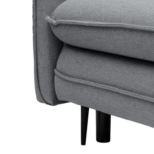 Sofa z funkcją spania i pojemnikiem Notti, ciemnoszara