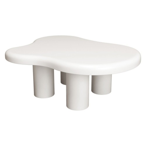 Stolik kawowy Vercelli 100 cm, biały